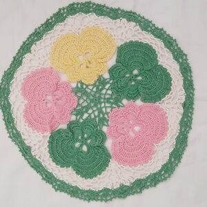 Round Handmade crochet doily